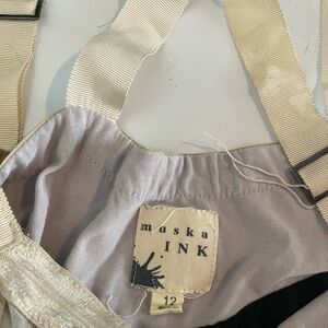 Muska Ink Beige Strappy Top